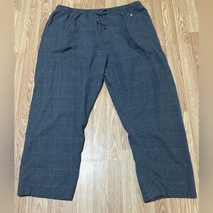 Polo Ralph Lauren Charcoal Gray Checkered Sleepwear w/ Drawstring - Size 2XL